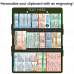WhiteCoat Clipboard® Trifold - Army Green Pharmacy Edition